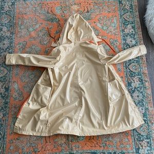 Vinyl cream Fila raincoat size Medium/Large